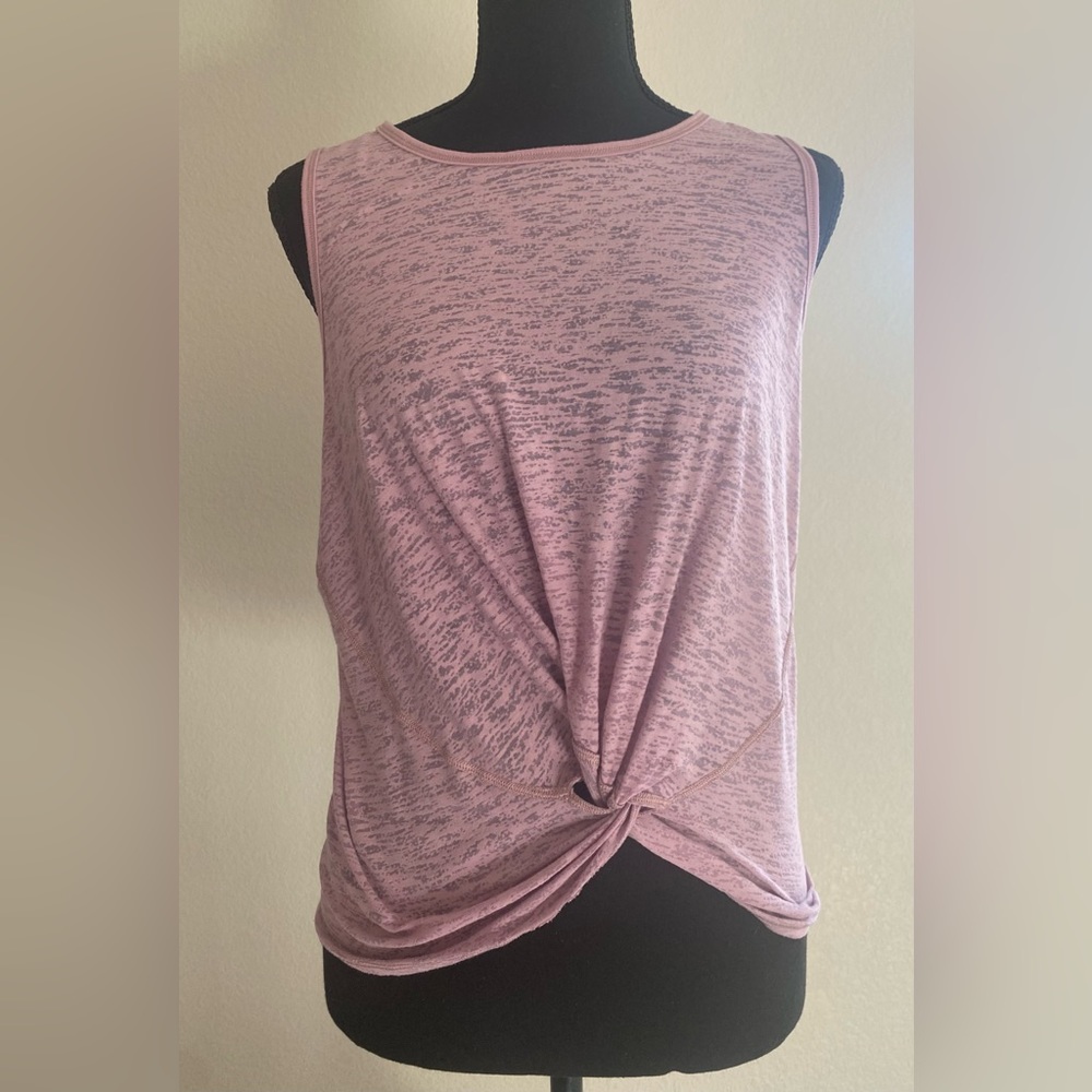 Lululemon sleeveless high neck top. Lightweight & soft.